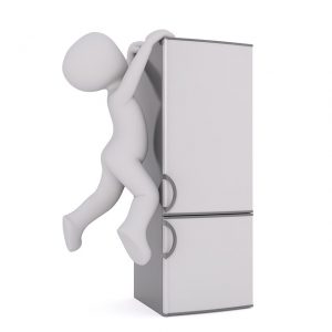 Kühlschrank transportieren alleine unmöglich